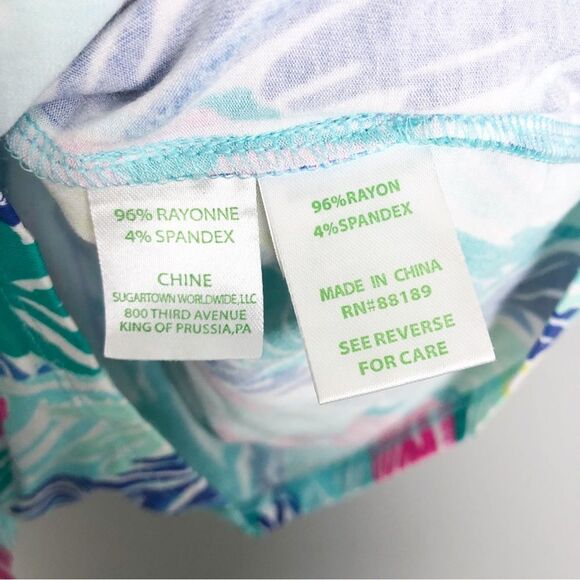 LILLY PULITZER | Strapless Belted Ritz Romper in Light As A Feather Women’s XS - Picture 10 of 11